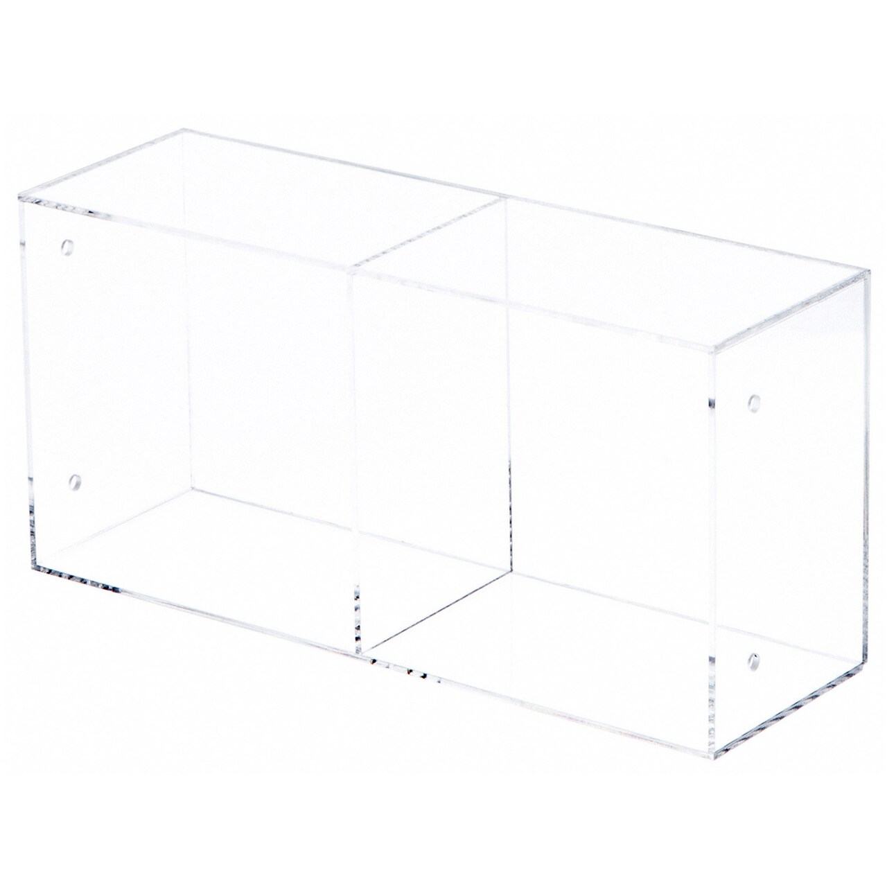 Plymor Clear Acrylic 26-CD Display Tray, 12.25" W x 6" D x 4" H